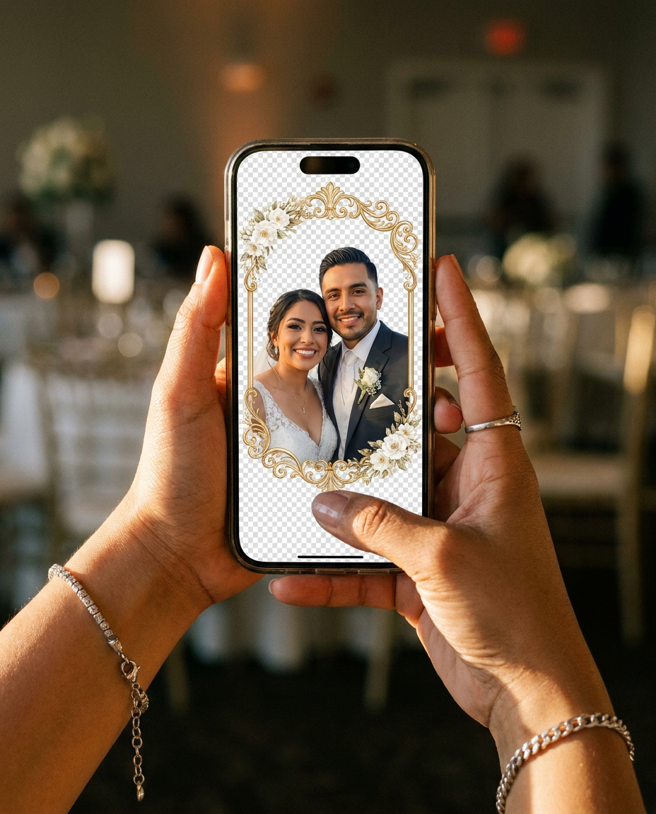 Teléfono con marco personalizado